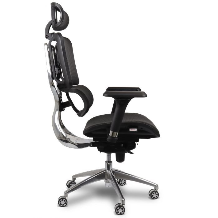 Cadeira Presidente Ergonômica Escritório Giratória Sintético 2