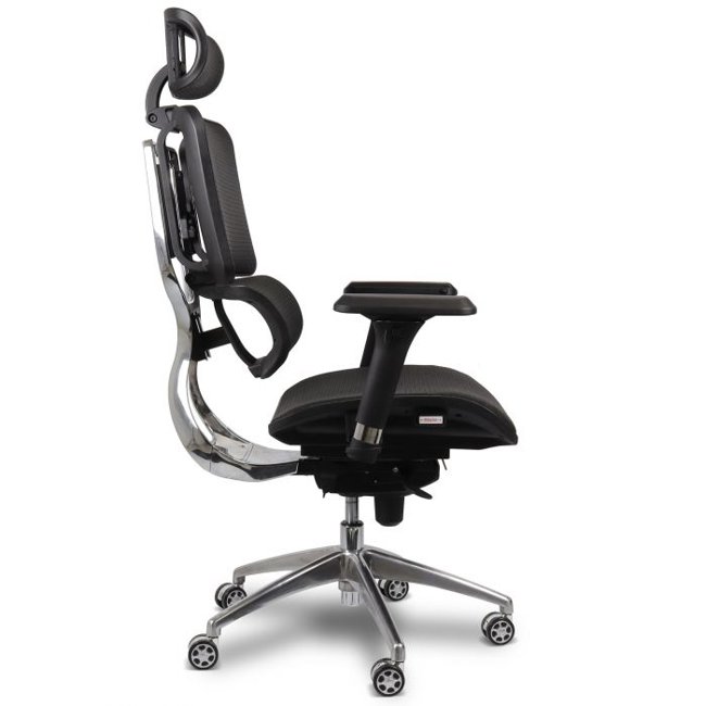 Cadeira Presidente Ergonômica Escritório Giratória Sintético 2