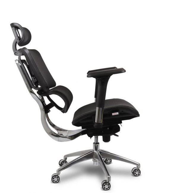 Cadeira Presidente Ergonômica Escritório Giratória Sintético 2